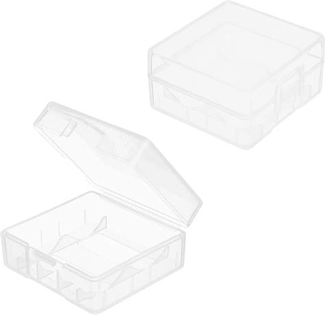 Fielect 2Pcs 18350 Battery Case Battery Storage Box 